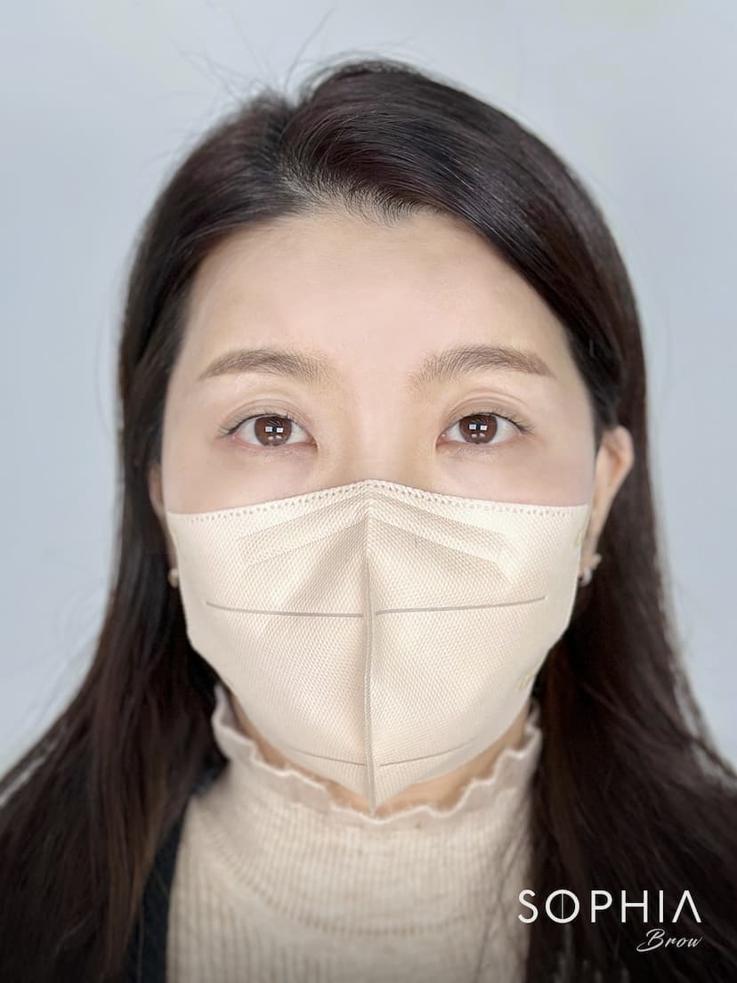 선명하지만 과하지 않은 눈썹 - After